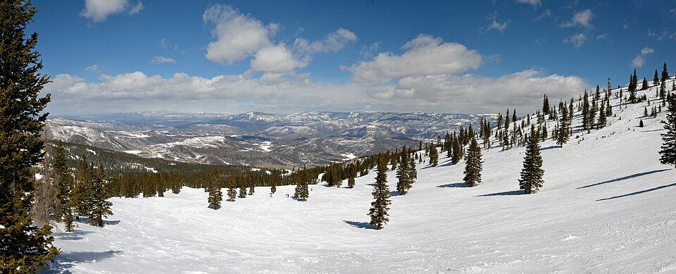 Colorado ski resort scenery