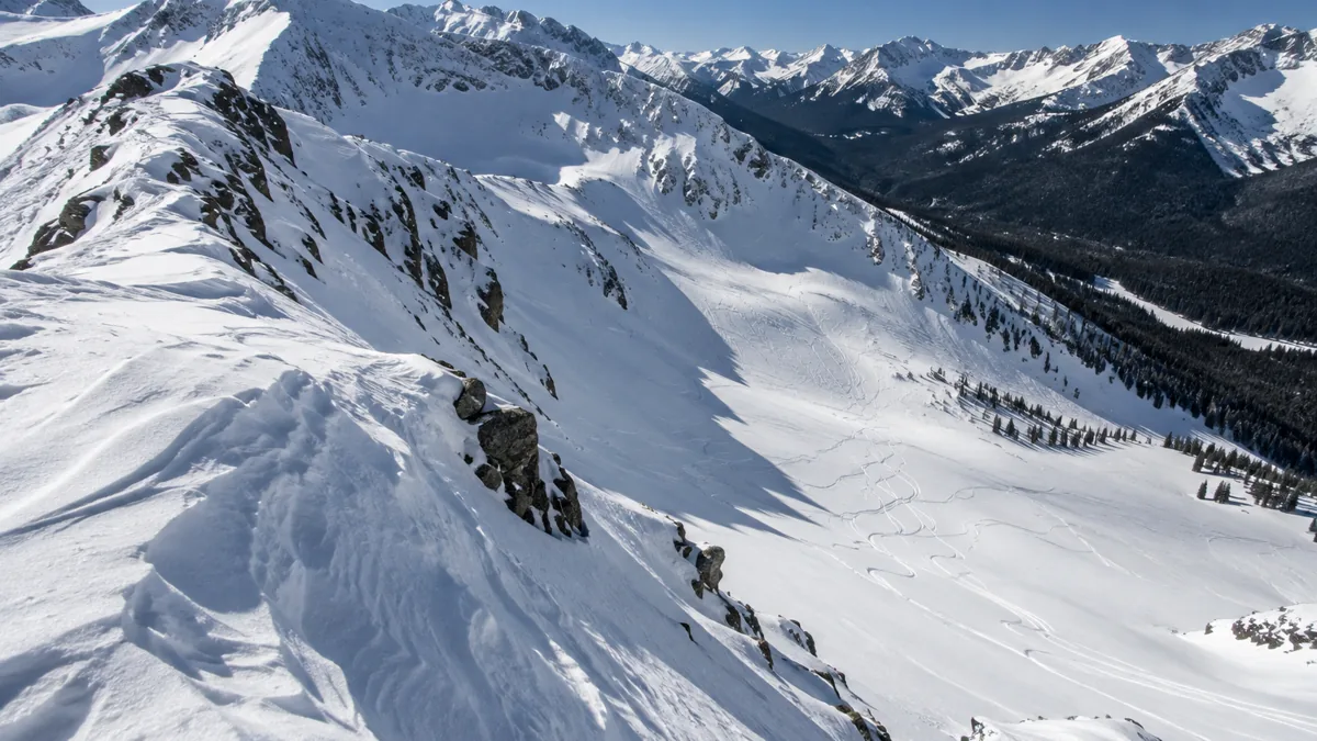 High alpine terrain on the Tenmile Range above Breckenridge