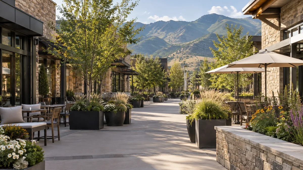 Shopping and dining district in Broomfield, Colorado