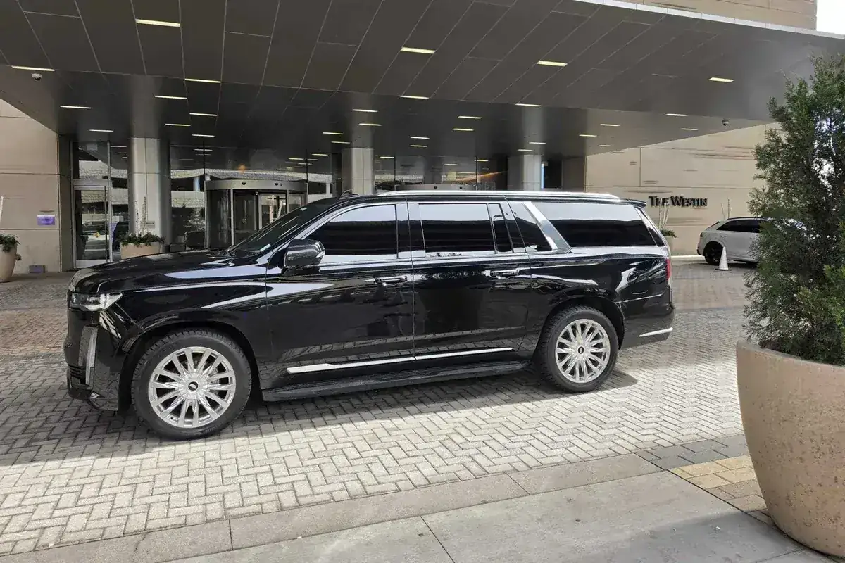 Cadillac Escalade for parent visits to CU Boulder