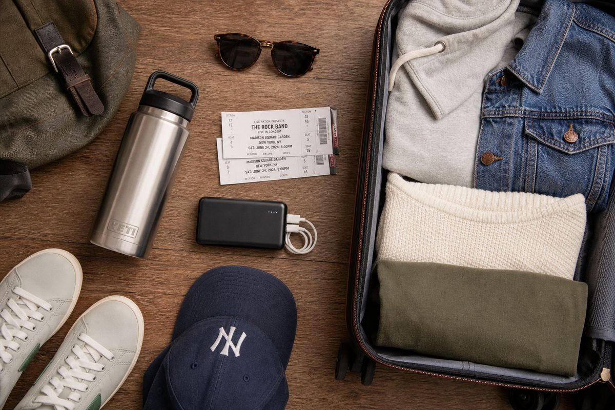 Concert Packing List for a Red Rocks Trip