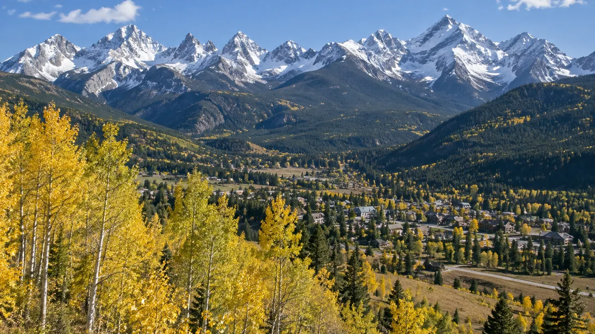 The Tenmile Range above Summit County, Colorado