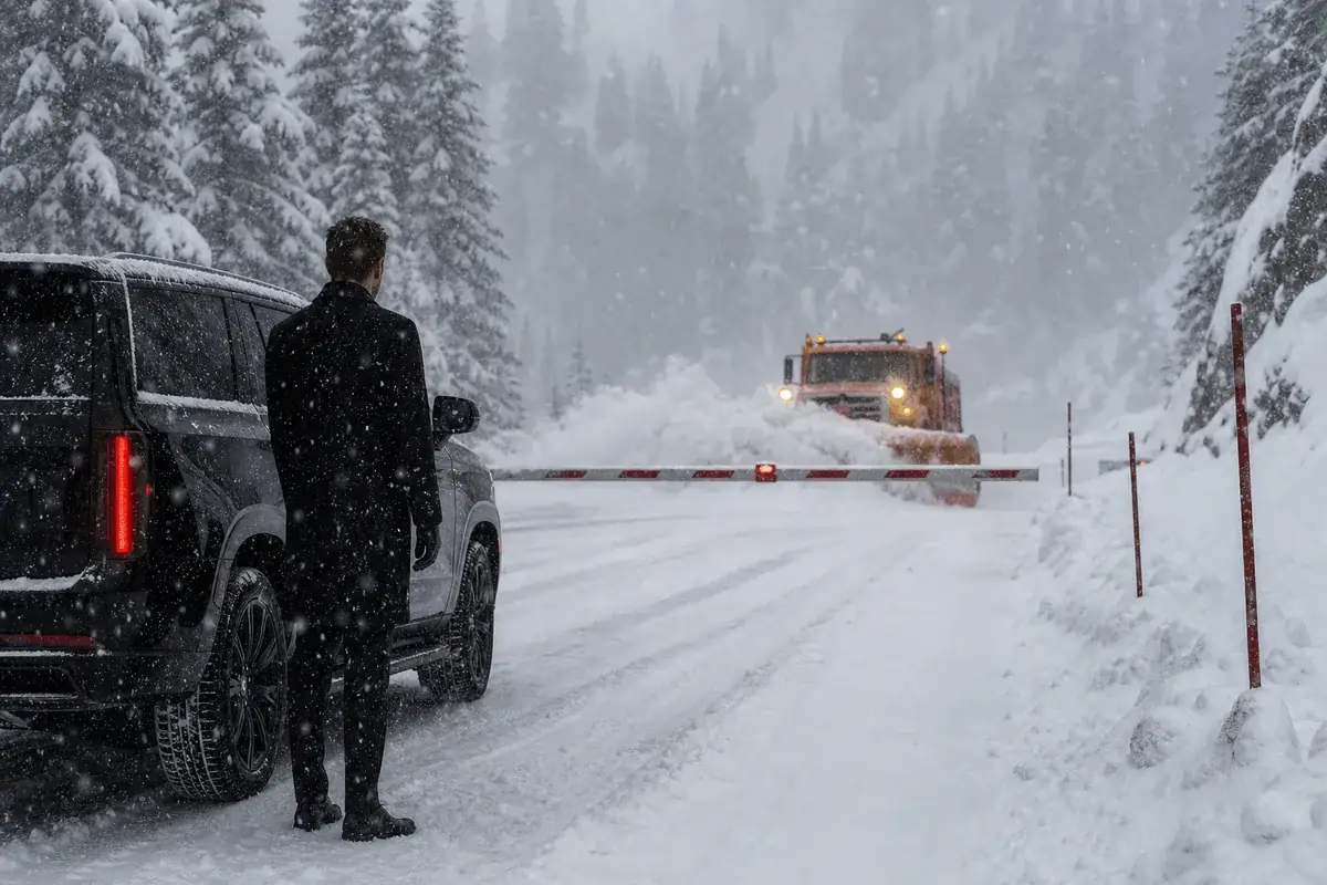 Powder day closure