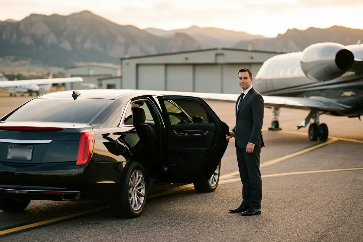 Private aviation FBO car service