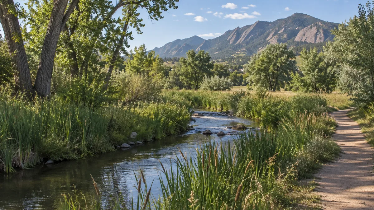Bear Creek greenbelt in Lakewood, Colorado