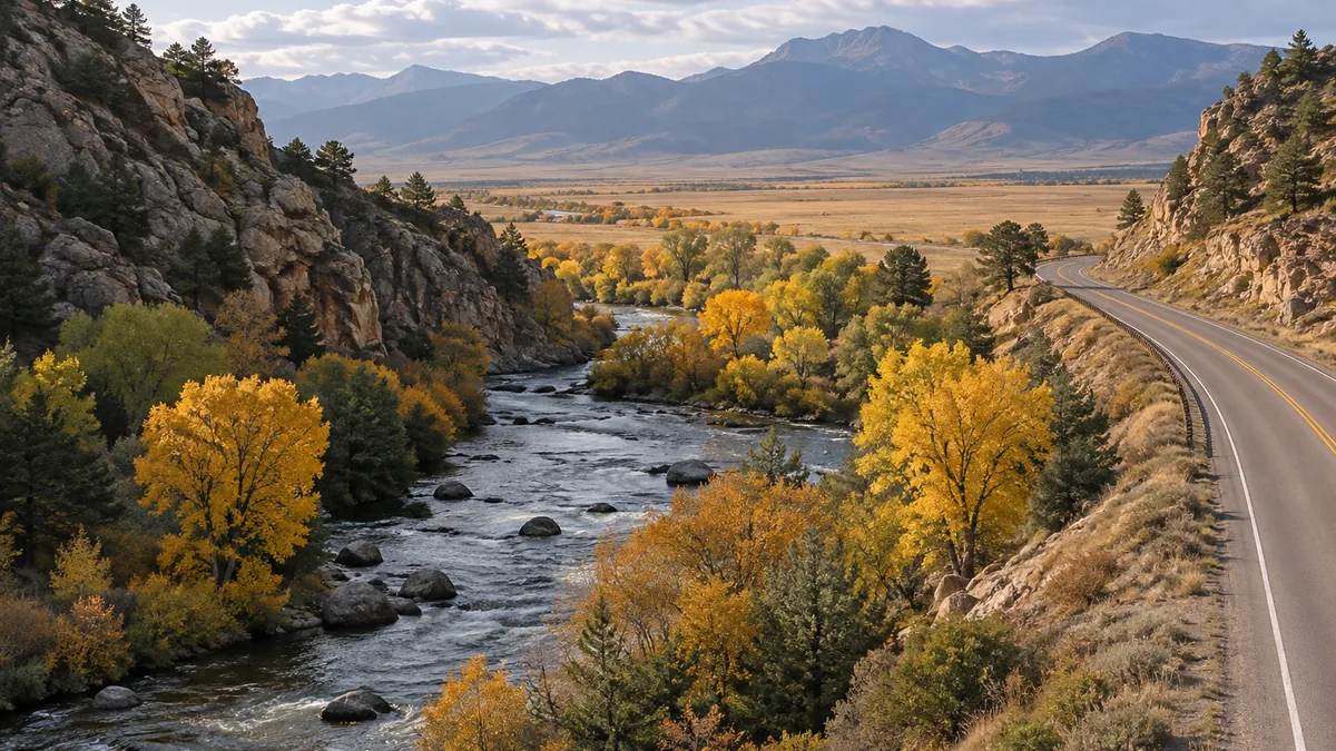 The mouth of the Big Thompson Canyon west of Loveland, Colorado
