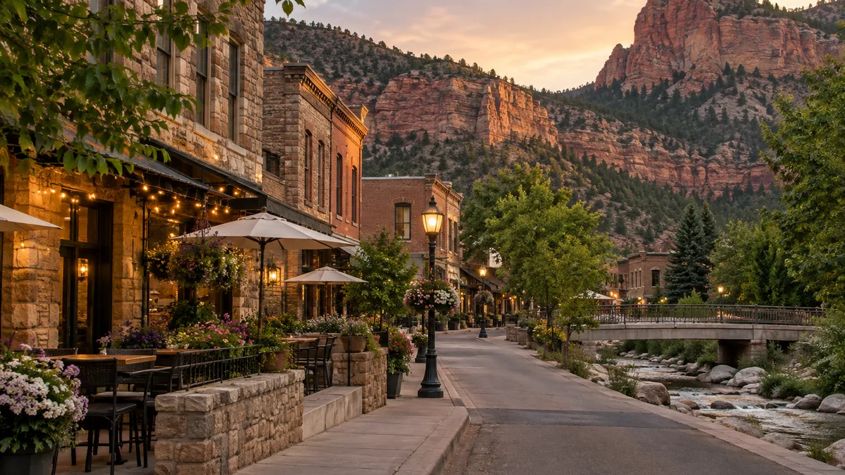 Main Street in Morrison, Colorado