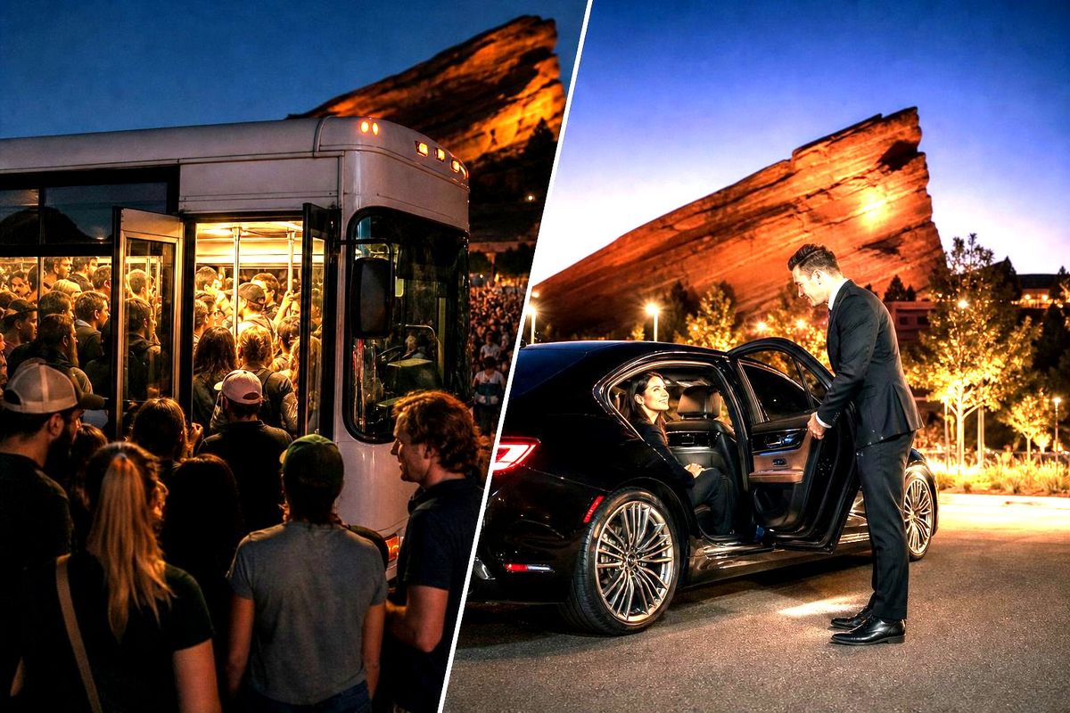 Red Rocks Shuttle vs. Private Ride