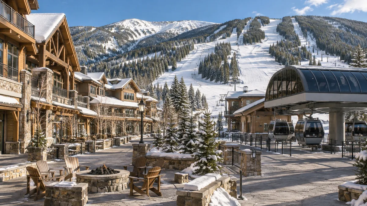 Snowmass Village base area, Colorado