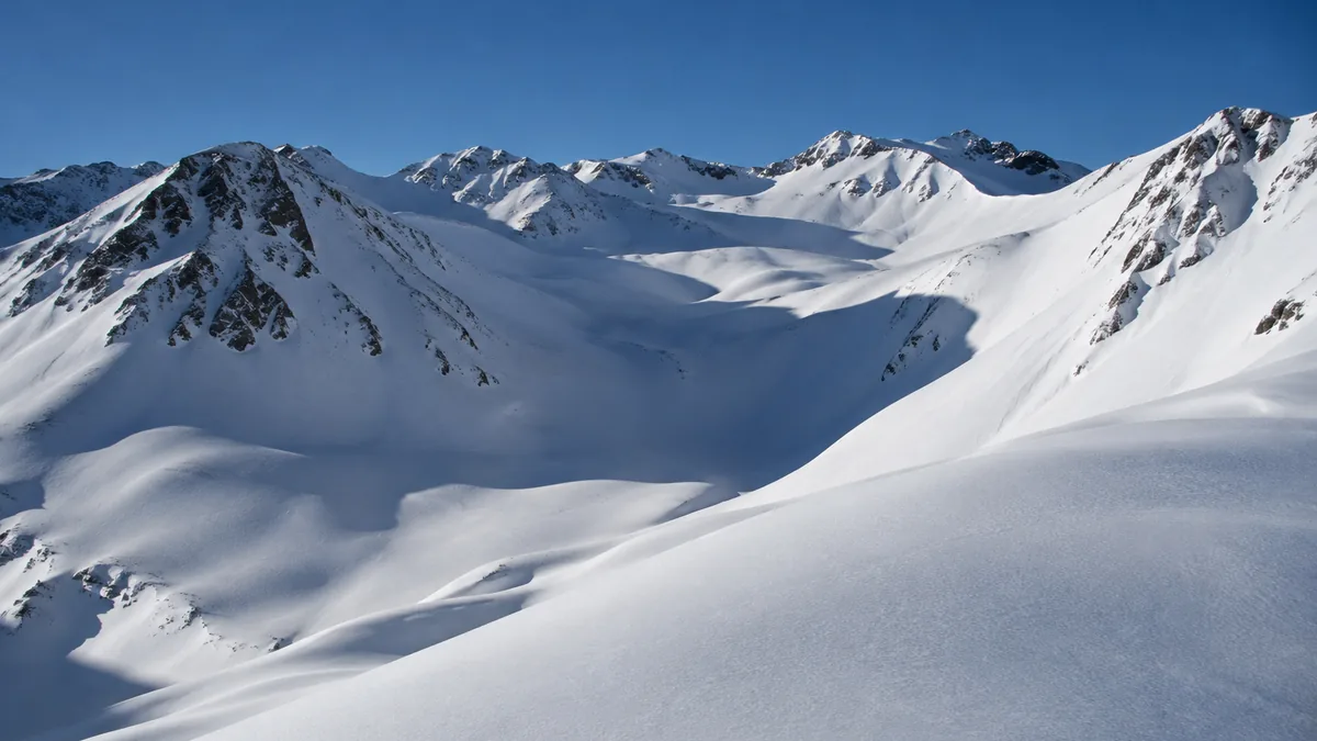 The back bowls of Vail Mountain, Colorado